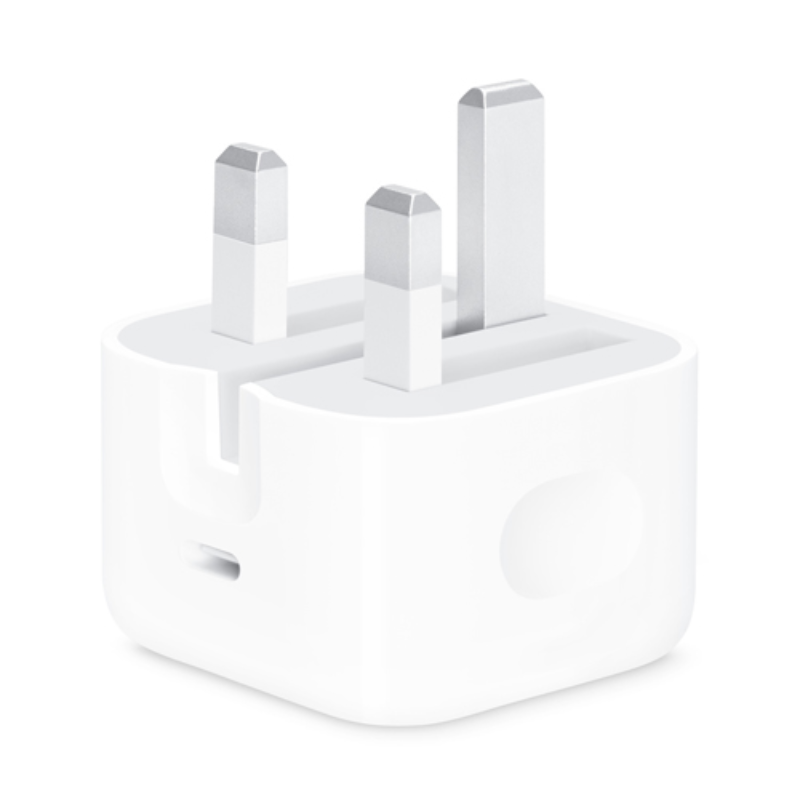 20W iPhone USB-C Charger 3 Pin Original - Gadget Vista