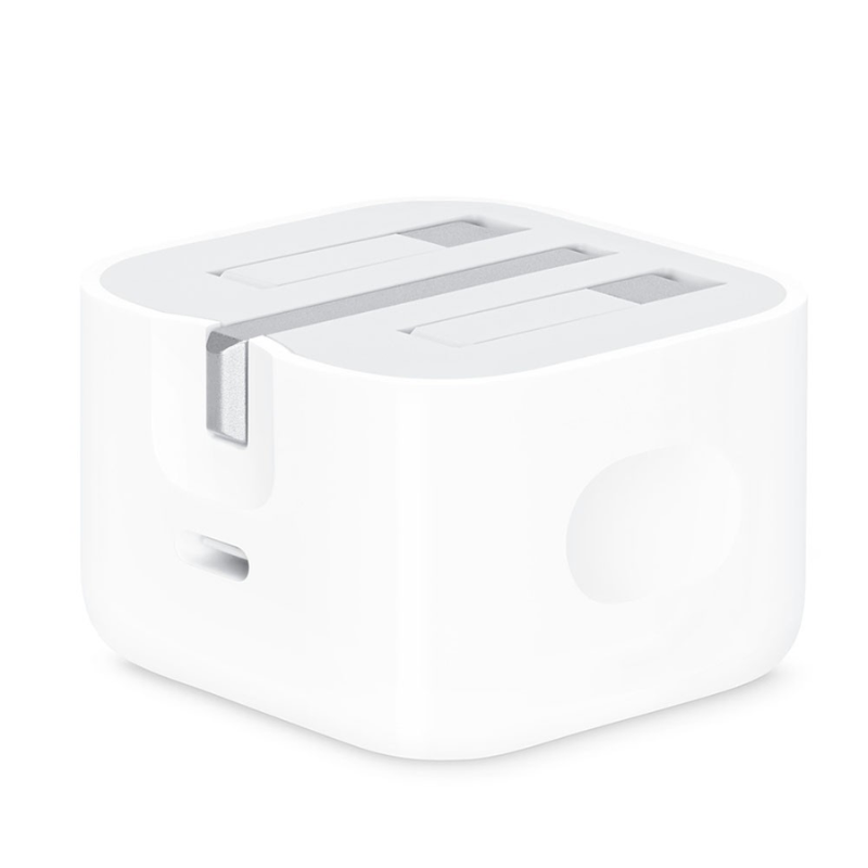 20W iPhone USB-C Charger 3 Pin Original - Gadget Vista