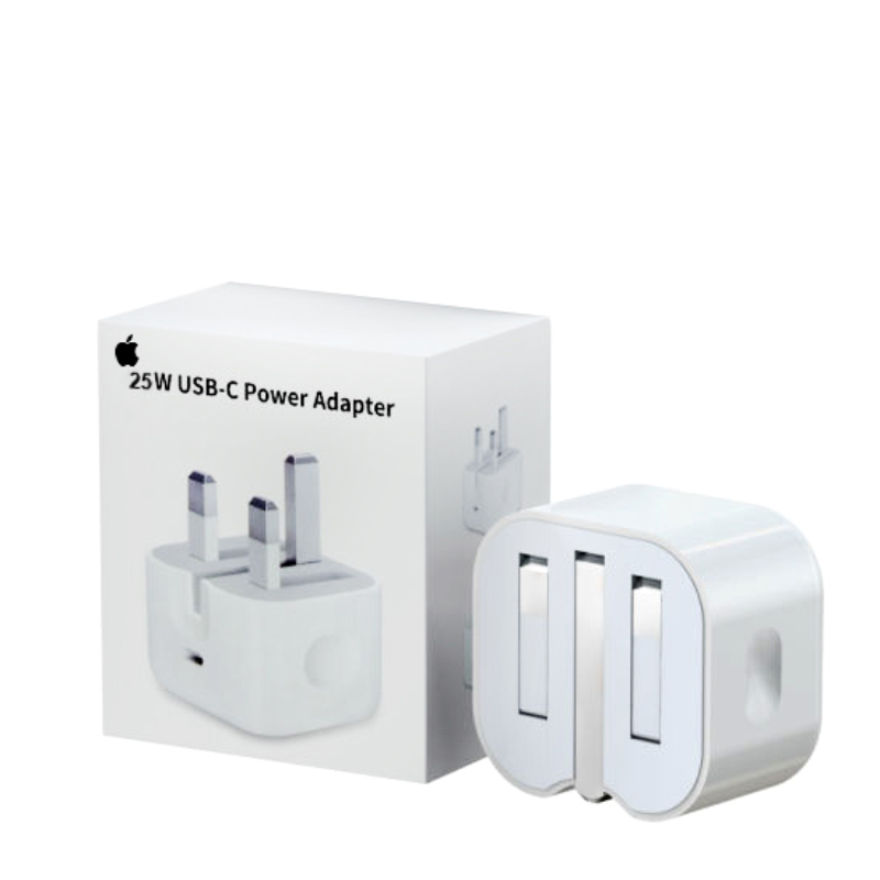 25W iPhone USB-C Charger 3 Pin Original - Gadget Vista