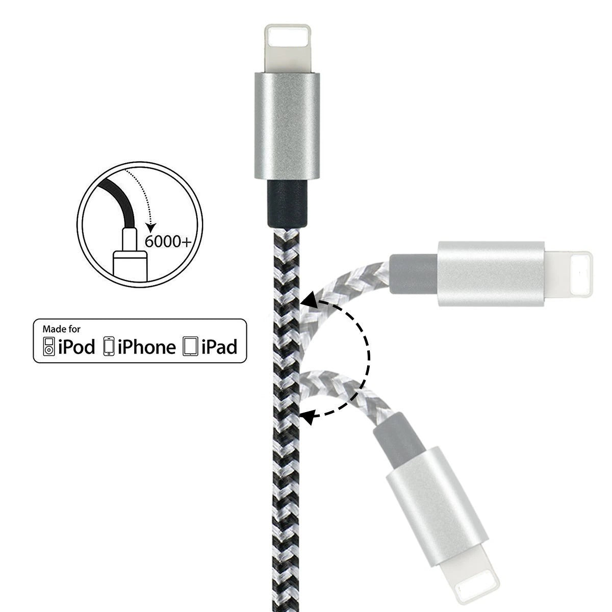 2meter Super Fast Charging USB iPhone Lightning - Gadget Vista