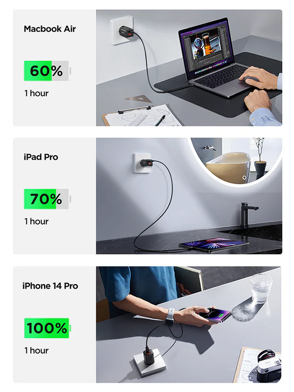 Joyroom 30W Mini Intelligent Dual Port Fast Charger