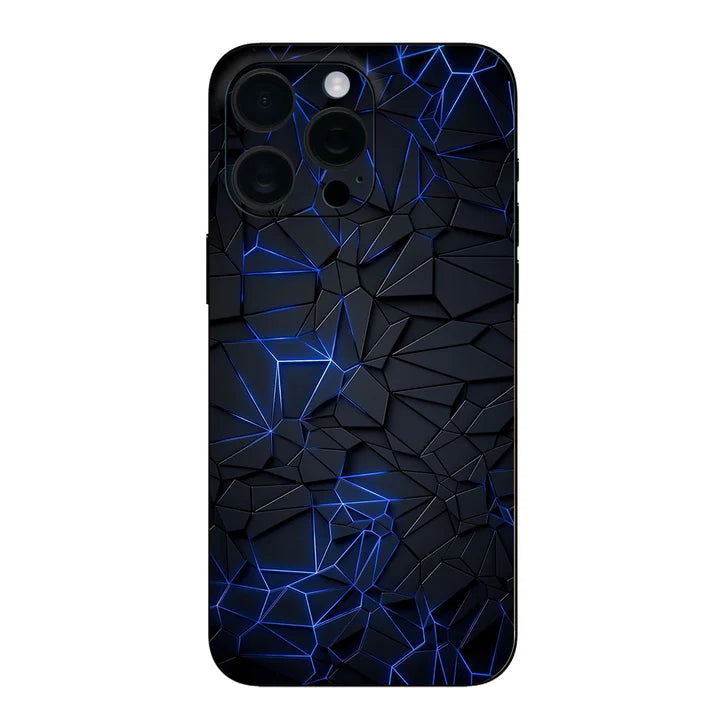 ABSTRACT NEON GLOWING LINES MOBILE SKIN - Gadget Vista