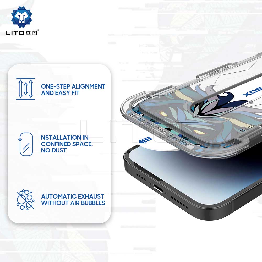 Apple iPhone 13 14 Pro Max EZ Fit Privacy Screen Protector - Gadget Vista