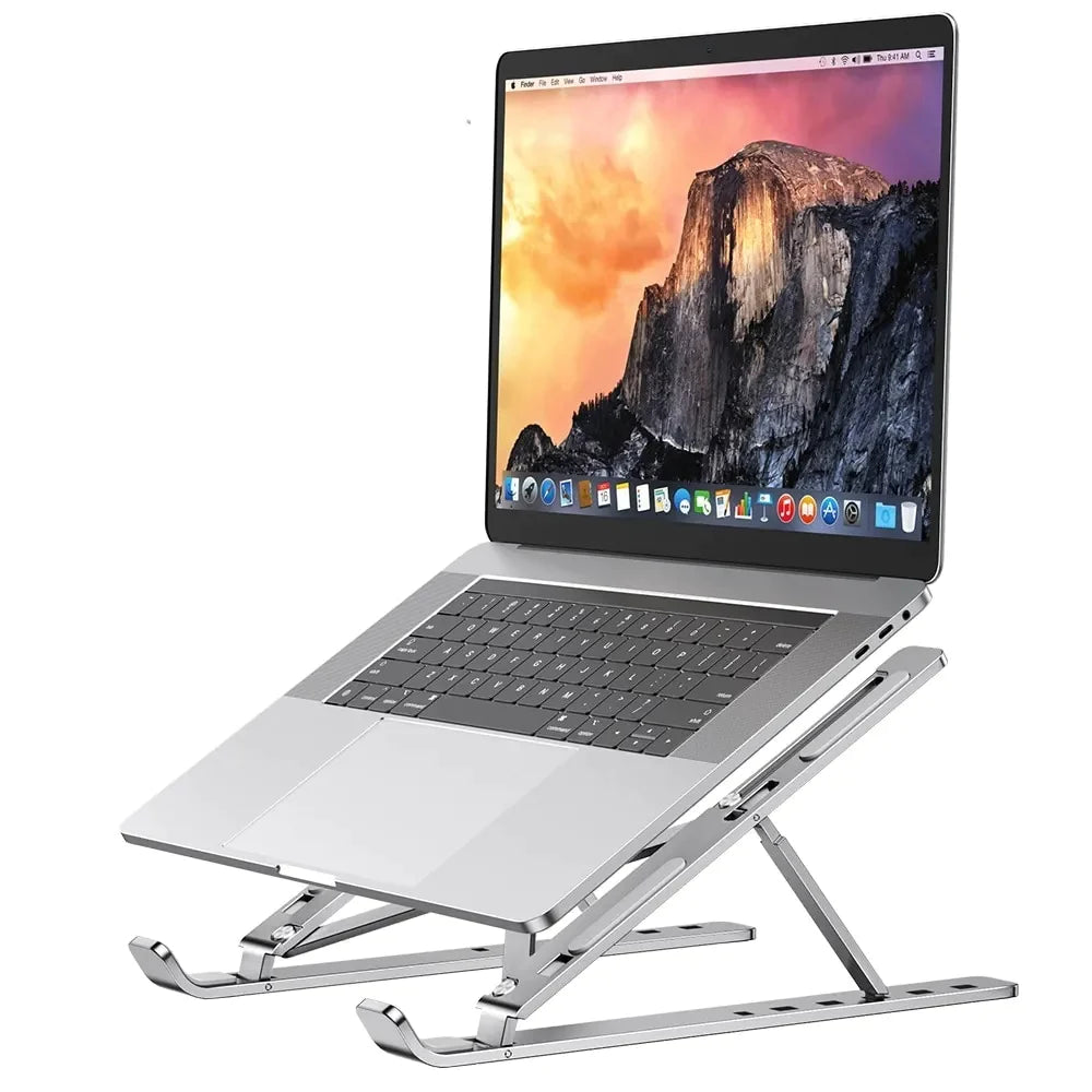 Folding Adjustable Aluminum Laptop Stand - Gadget Vista