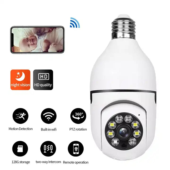 Home Security Camera 360°  4k Resolution