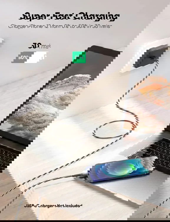 LDNIO Fast Charing DATA CABLE, Type C to IPHONE - Gadget Vista