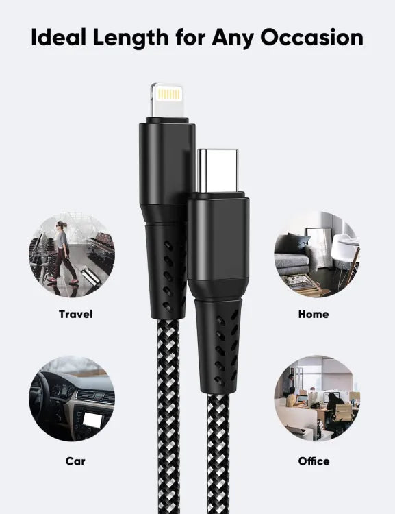 LDNIO Fast Charing DATA CABLE, Type C to IPHONE - Gadget Vista