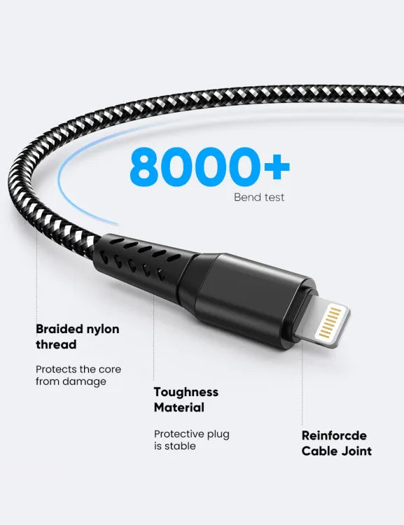 LDNIO Fast Charing DATA CABLE, Type C to IPHONE - Gadget Vista
