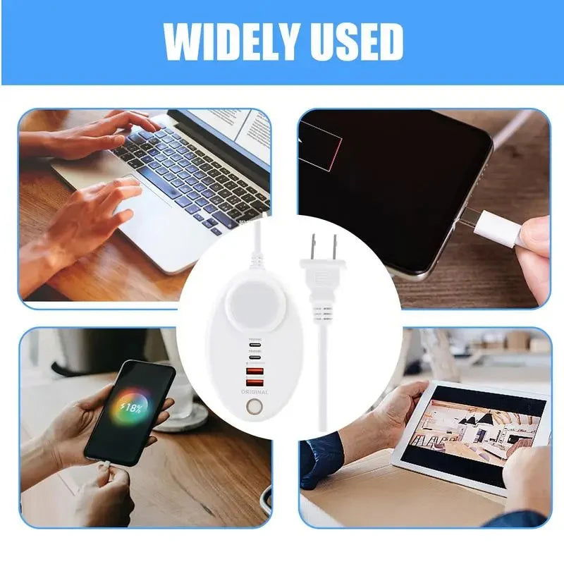Moden Kate Super Fast 4 Port USB Charging extension - Gadget Vista