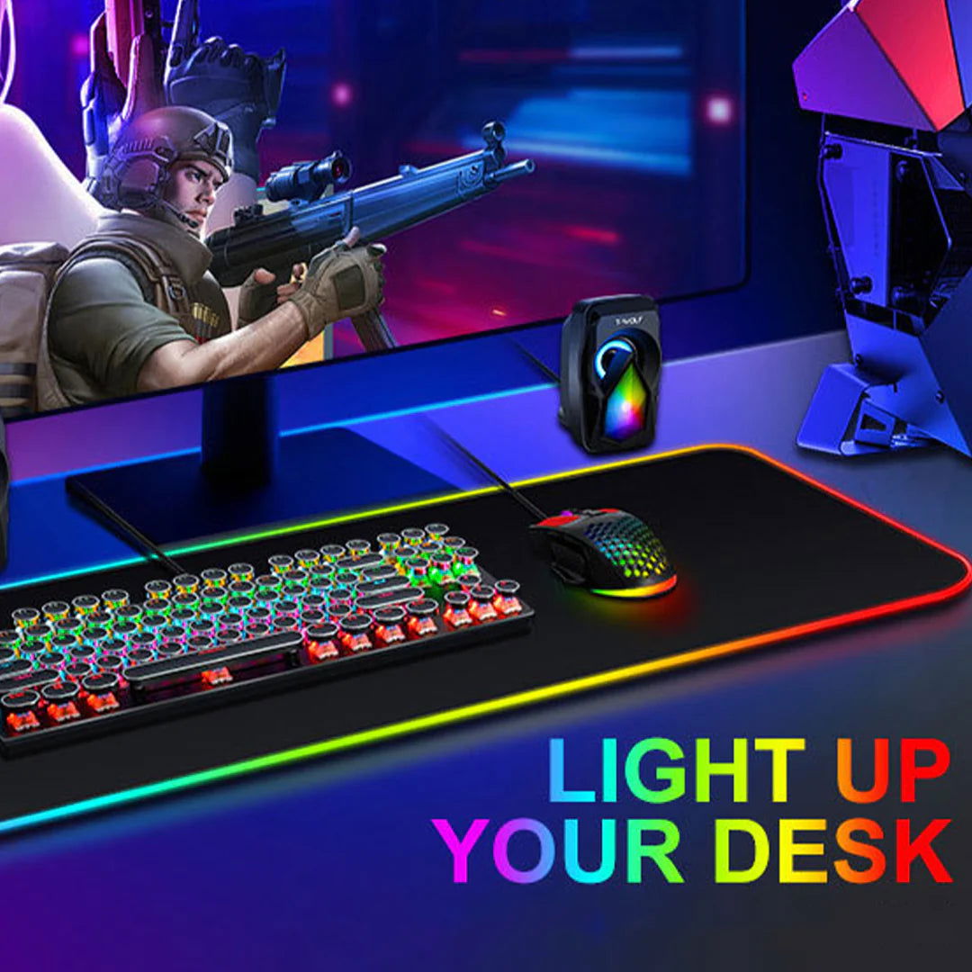 RGB Gaming Mouse Mat Pad - Gadget Vista