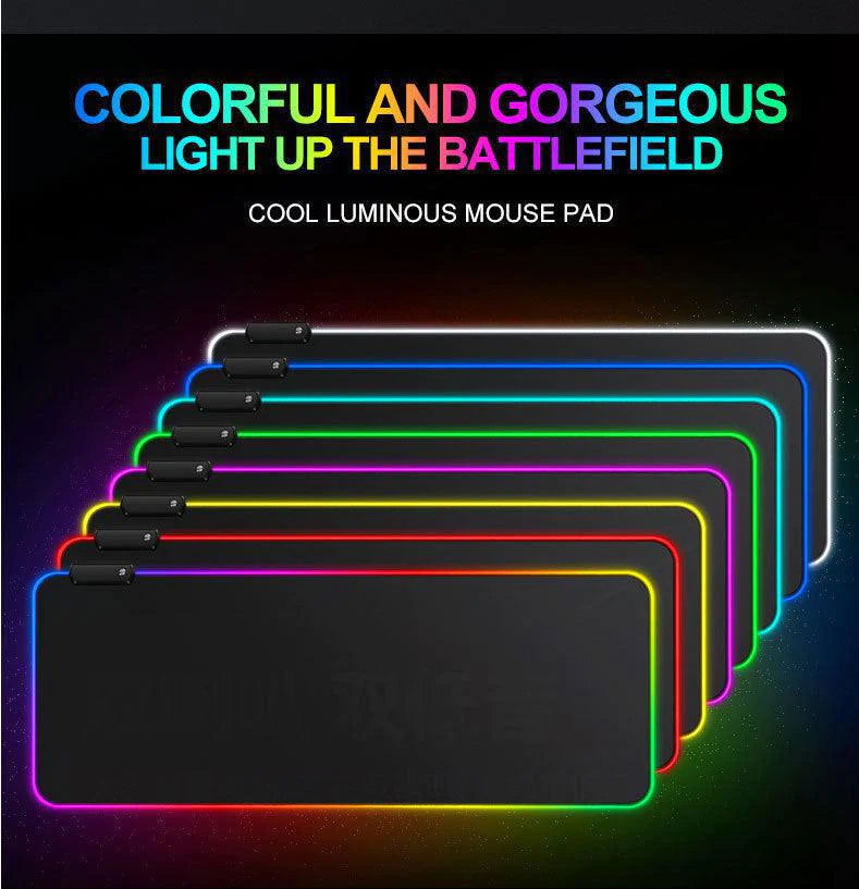 RGB Gaming Mouse Mat Pad - Gadget Vista