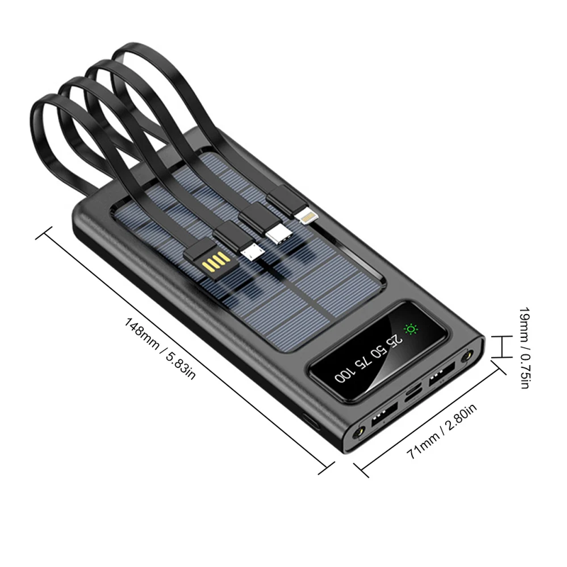 Universal Solar Power Bank - Gadget Vista